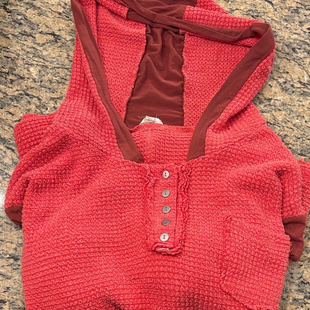 POL Coral Knit Cardigan with Buttons